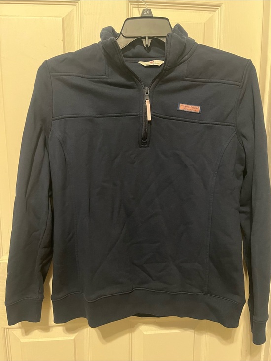 Vineyard Vines Tops - Vineyard Vines Navy Quarter-Zip Pullover Sweater